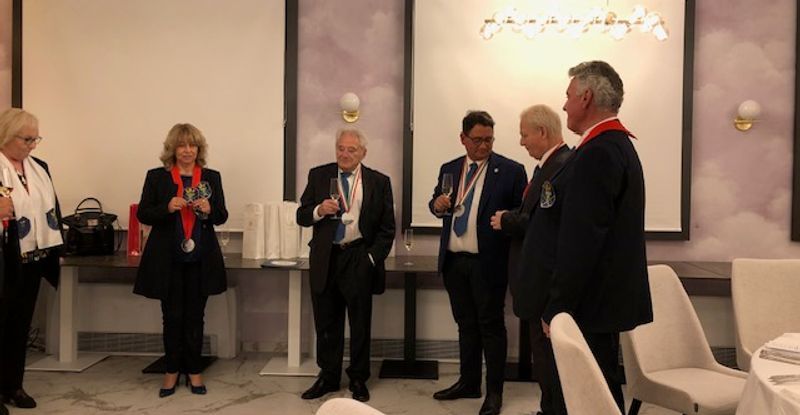 Mathiász Nemzetközi Lovagrend avatás